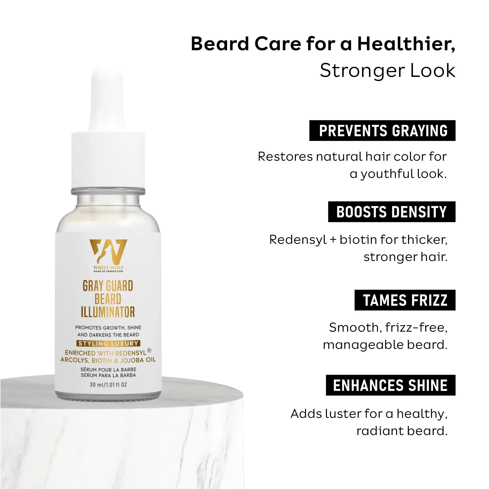 Gray Guard Beard Illuminating Serum