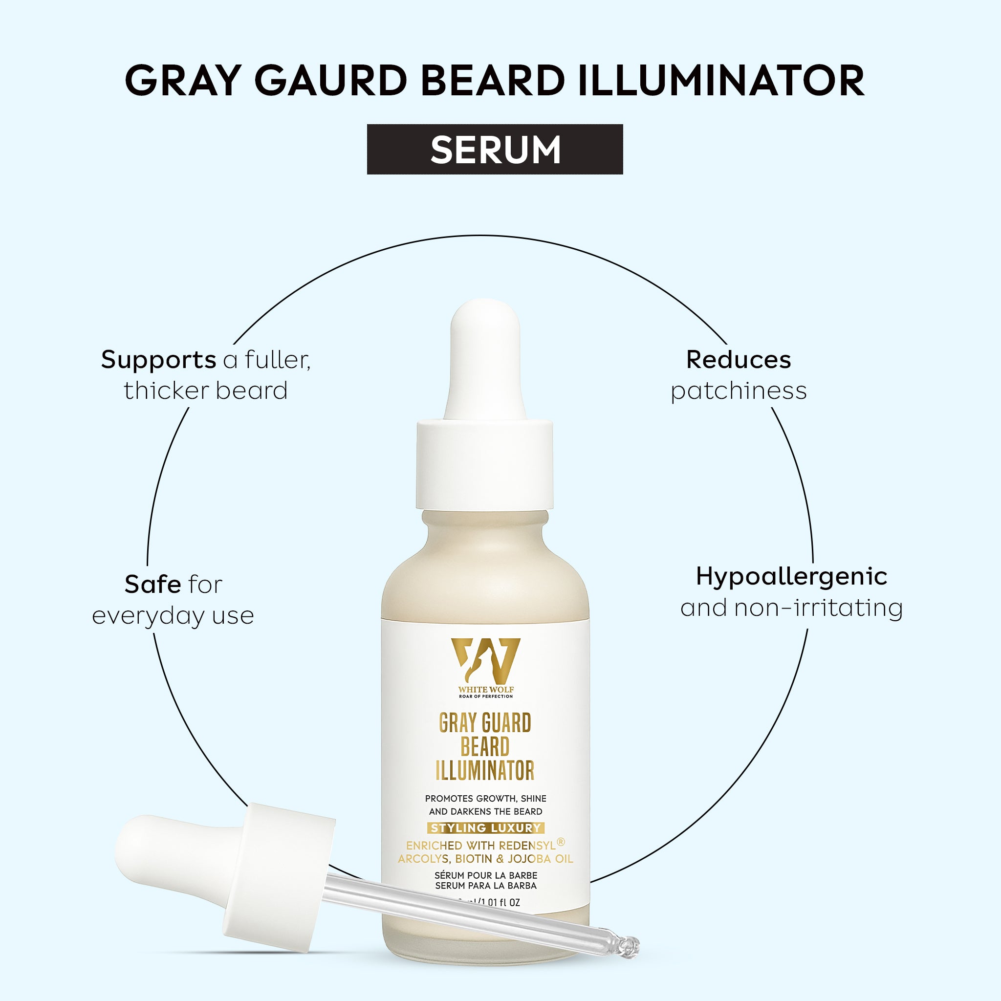 Gray Guard Beard Illuminating Serum