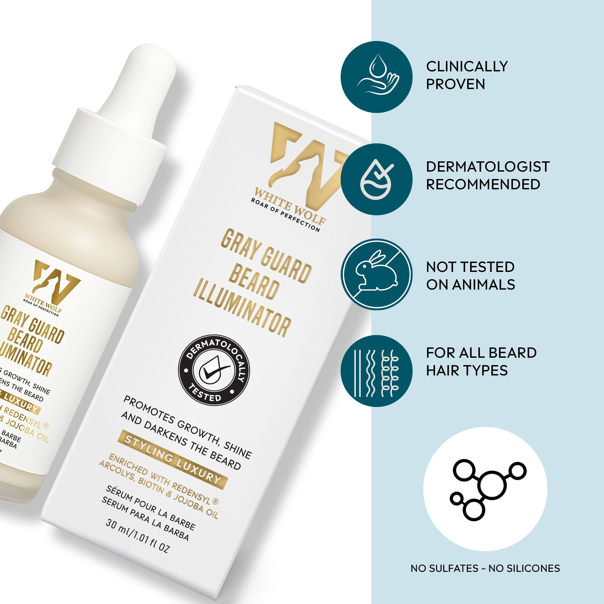 Gray Guard Beard Illuminating Serum