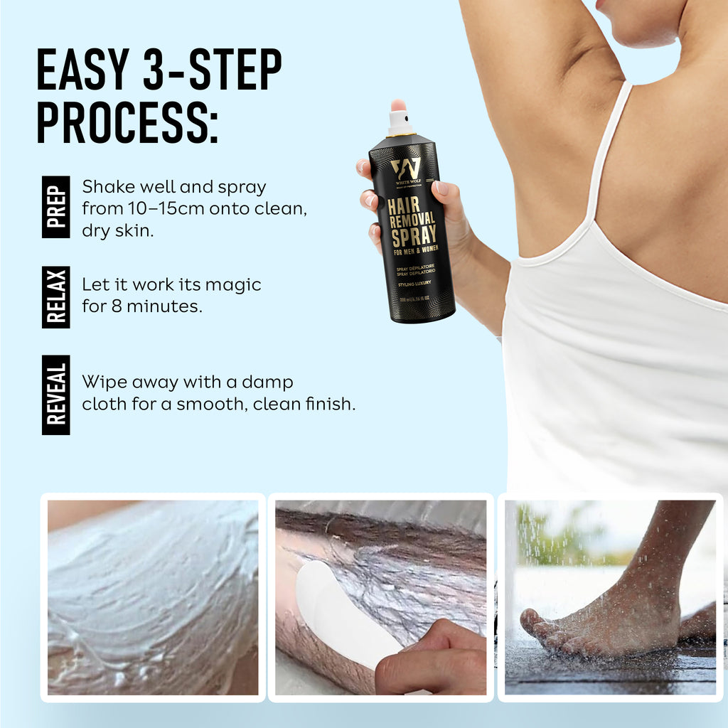 Hair Removal Spray for Men & Women