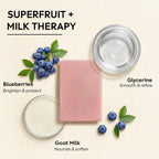 Blue Berry And Goat Milk Soap