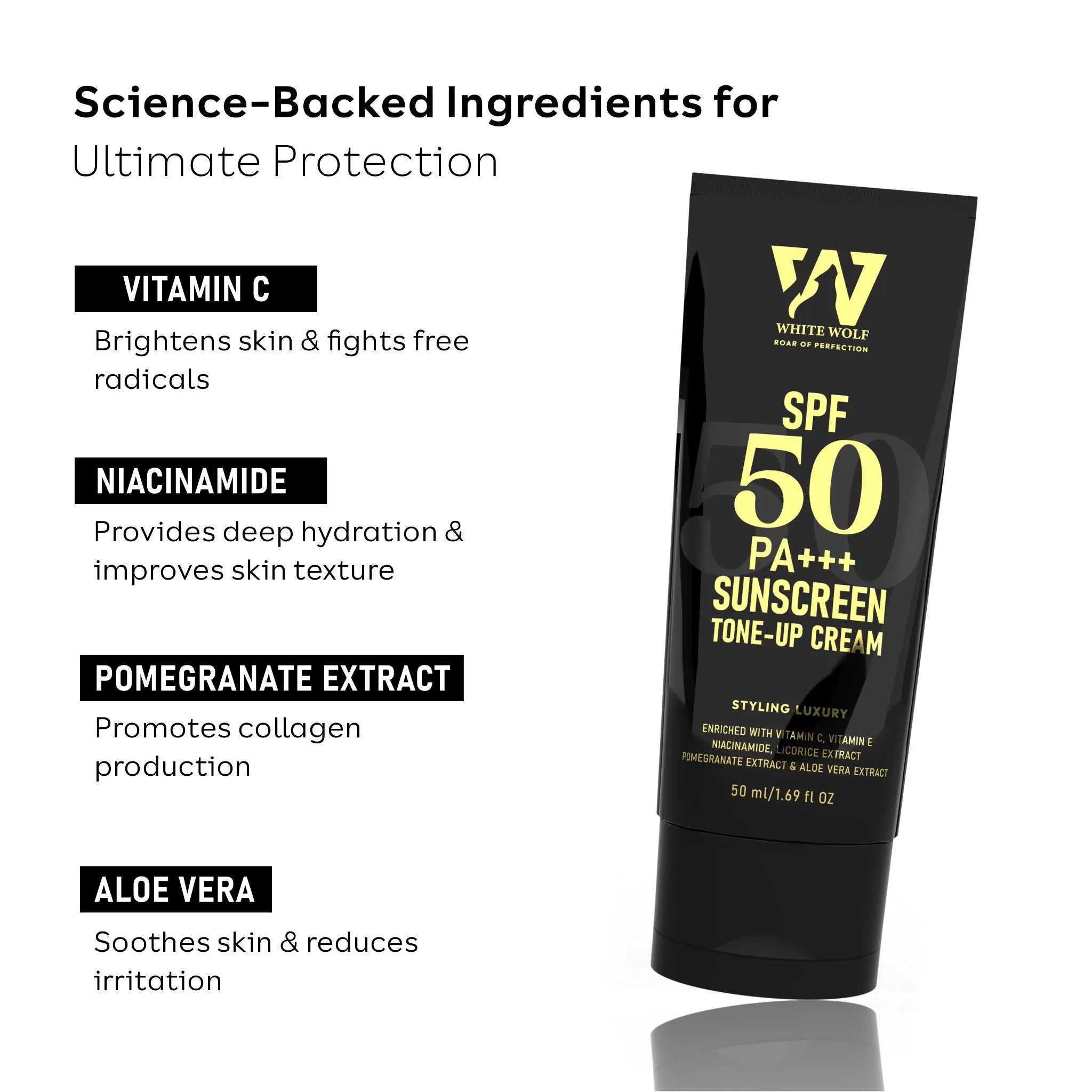 Sunscreen SPF 50 PA+++ Tone Up Cream